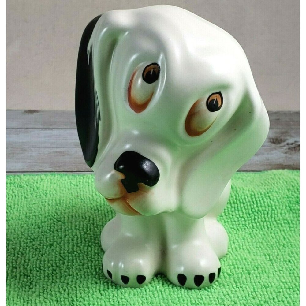 Crown Devon Sad Puppy Dog Figurine Desmond Ceramic 1930's England